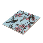 ブラックバードさくらんぼブロッサムツリー タイル (側面)