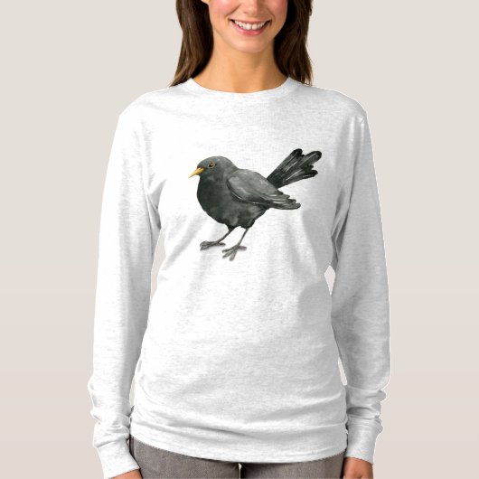 ブラックバードインクスケッチ Tシャツ (正面)