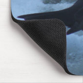 ブラックバードオンアイスマウスパッド マウスパッド (コーナー)