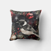 ブラックバードクリスマス クッション (裏面)
