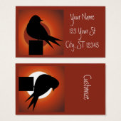 ブラックバードシルエットサンサンサンサンサンサンサンサンサンダー_コーブ (正面&裏面)