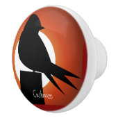 ブラックバードシルエットサンサンサンサンサンサンサンサンサンダー_コーブ セラミックノブ (右)