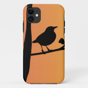 ブラックバードシルエット iPhone 11 ケース