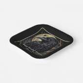 ブラックバードハロウィーン ペーパープレート (傾斜あり)