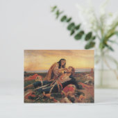 ブラックバードフィールドのはがきの女性 ポストカード (スタンド正面)