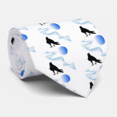 ブラックバードプレデター積極的なタカ ネクタイ (ロール)