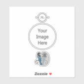 ブラックバードマグパイモノグラム シール (シート)