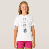 ブラックバードマグパイモノグラム Tシャツ (正面フル)