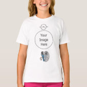 ブラックバードマグパイモノグラム Tシャツ (正面)