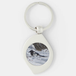 ブラックバードロッキーマウンテンマッコピアメタルキーチェーン キーホルダー