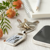 ブラックバードロッキーマウンテンマッコピアメタルキーチェーン キーホルダー (側面)