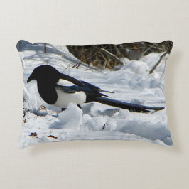 ブラックバードロッキーマウンテンMagpieアクセント枕 アクセントクッション