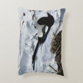 ブラックバードロッキーマウンテンMagpieアクセント枕 アクセントクッション (裏面(縦))