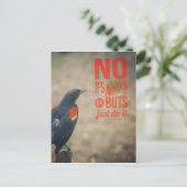 ブラックバード勇気付けられる ポストカード (スタンド正面)