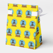 ブラックバード歌唱のスノーグローブ フェイバーボックス (裏面サイド)