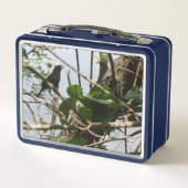 ブラックバード歌唱金弁当箱 メタルランチボックス (裏面)