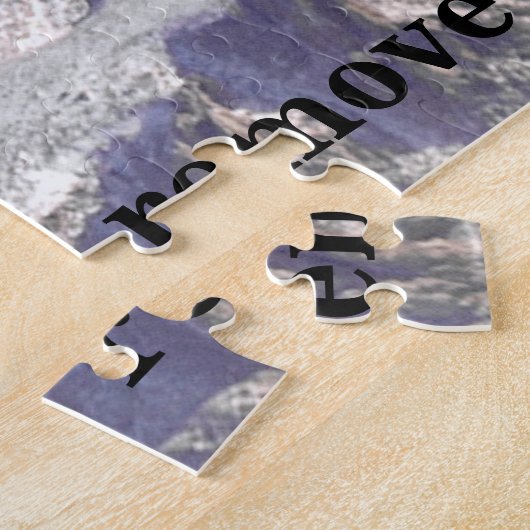 ブラックバード超音速戦闘機の壮大な写真 ジグソーパズル (側面)