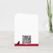 ブラックバード飾ズ・ラヴェンス・クリスマス シーズンカード (裏面)