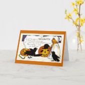 ブラックバード カード (黄色い花)