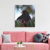 ブラックバード キャンバスプリント (インサイチュ (リビング))