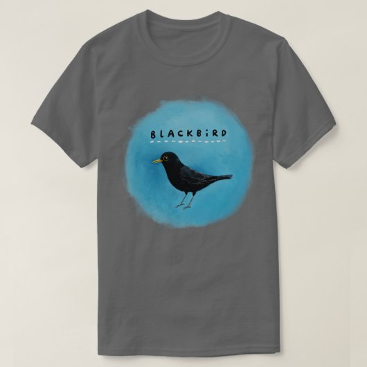 ブラックバード Tシャツ (デザイン正面)