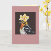 ブラックバーニアンウォーブラーカードを消した カード (黄色い花)