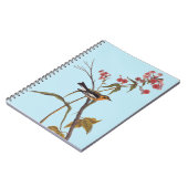 ブラックバーニアンワルブラーヴィンテージオードボンソンバードアート ノートブック (左側)