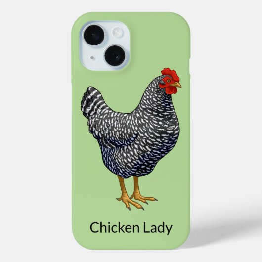 ブラックバーレッドプリマスロックヘン Case-Mate iPhoneケース (裏面)