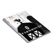 ブラックバーンホワイトウッドカントリー素朴ファームハウス ノートブック (右側)