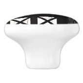 ブラックバーンホワイトウッドファームハ素朴ウスカントリー セラミックノブ (側面)