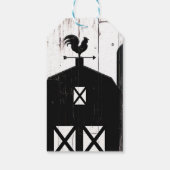 ブラックバーンホワイトウッドファームハ素朴ウス結婚ズ ギフトタグ (裏面)