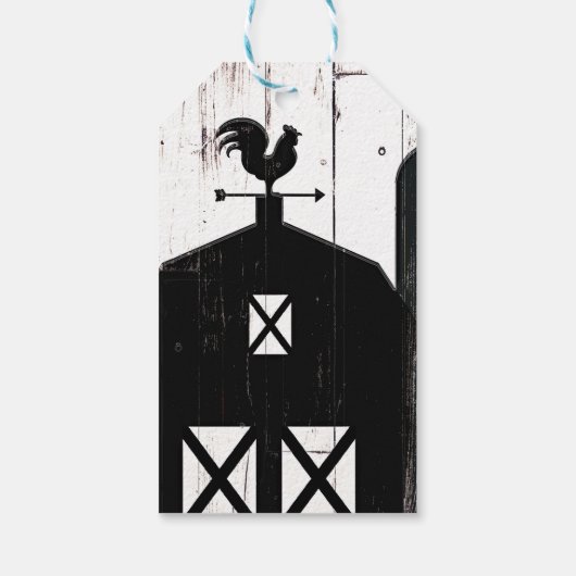 ブラックバーンホワイトウッドファームハ素朴ウス結婚ズ ギフトタグ (裏面)