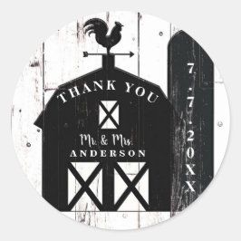 ブラックバーンホワイトウッドファームハ素朴ウス結婚ズ ラウンドシール