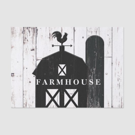 ブラックバーンホワイトウッドファームハ素朴ウス結婚ズ 薄葉紙 (正面)