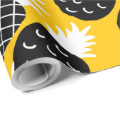 ブラックパイナップル ラッピングペーパー (ロールコーナー)