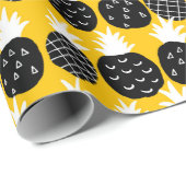 ブラックパイナップル ラッピングペーパー (ロールコーナー)