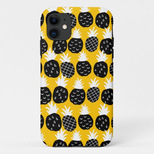 ブラックパイナップル Case-Mate iPhoneケース (裏面)