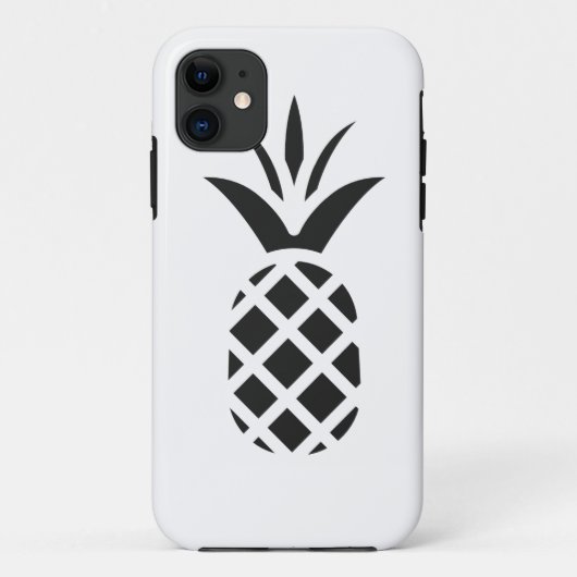 ブラックパインアップル Case-Mate iPhoneケース (裏面)