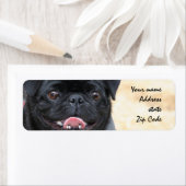 ブラックパグ住所 シール (インサイチュ)