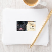 ブラックパグ出荷ラベル ラベル (インサイチュ)