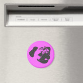 ブラックパグ磁石 マグネット (インサイチュ (食洗機))