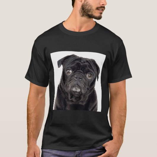 ブラックパグ クラシック 445 Tシャツ (正面)