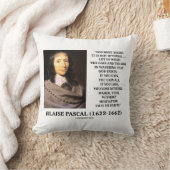 ブラックパスカルゲイン損失を賭ける神の存在引用文 クッション (ブランケット)