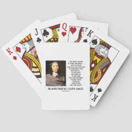 ブラックパスカルゲイン損失を賭ける神の存在引用文 トランプ