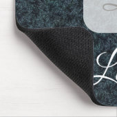 ブラックパターパーソナライズされたン・マウス・パッド マウスパッド (コーナー)