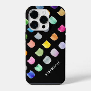 ブラックパターン オーダーメイド iPhone 14 PROケース
