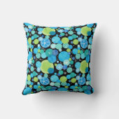 ブラックパタ予測できなーンに青い月 クッション (裏面)