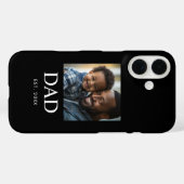 ブラックパパになった年 スクリプトフォト Case-Mate iPhoneケース (裏面 (横))