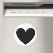 ブラックパフィーハート マグネット (インサイチュ (食洗機))