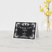 ブラックパペル結婚ピカドの写真 カード (黄色い花)